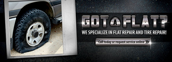 We Specialize In Flat Repair And Tire Repair